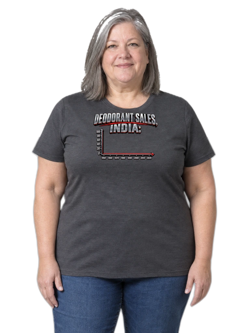 0 Units Sold India Deodorant Sales Graphic Tee