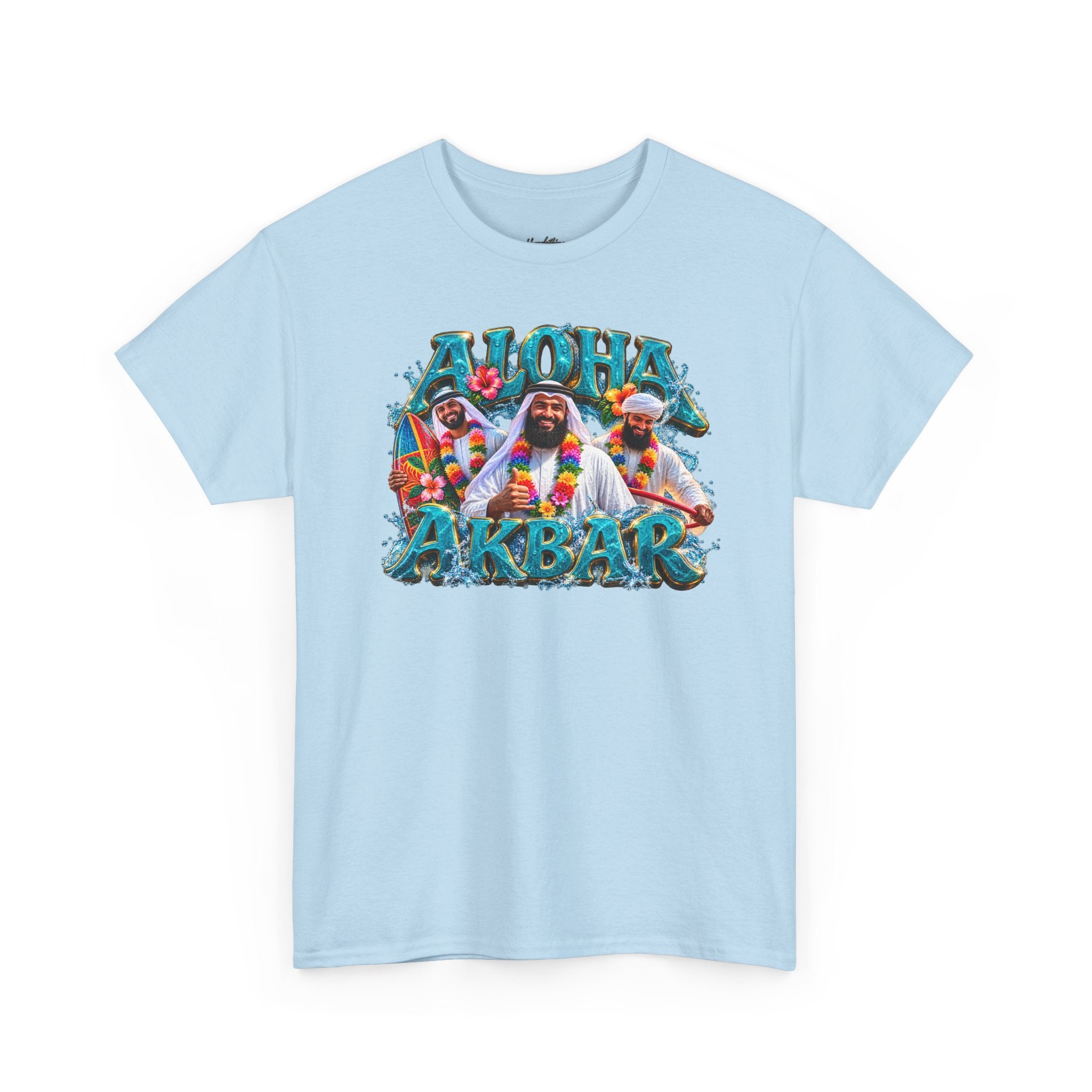 Aloha Akbar Retro Edgy Graphic Tee