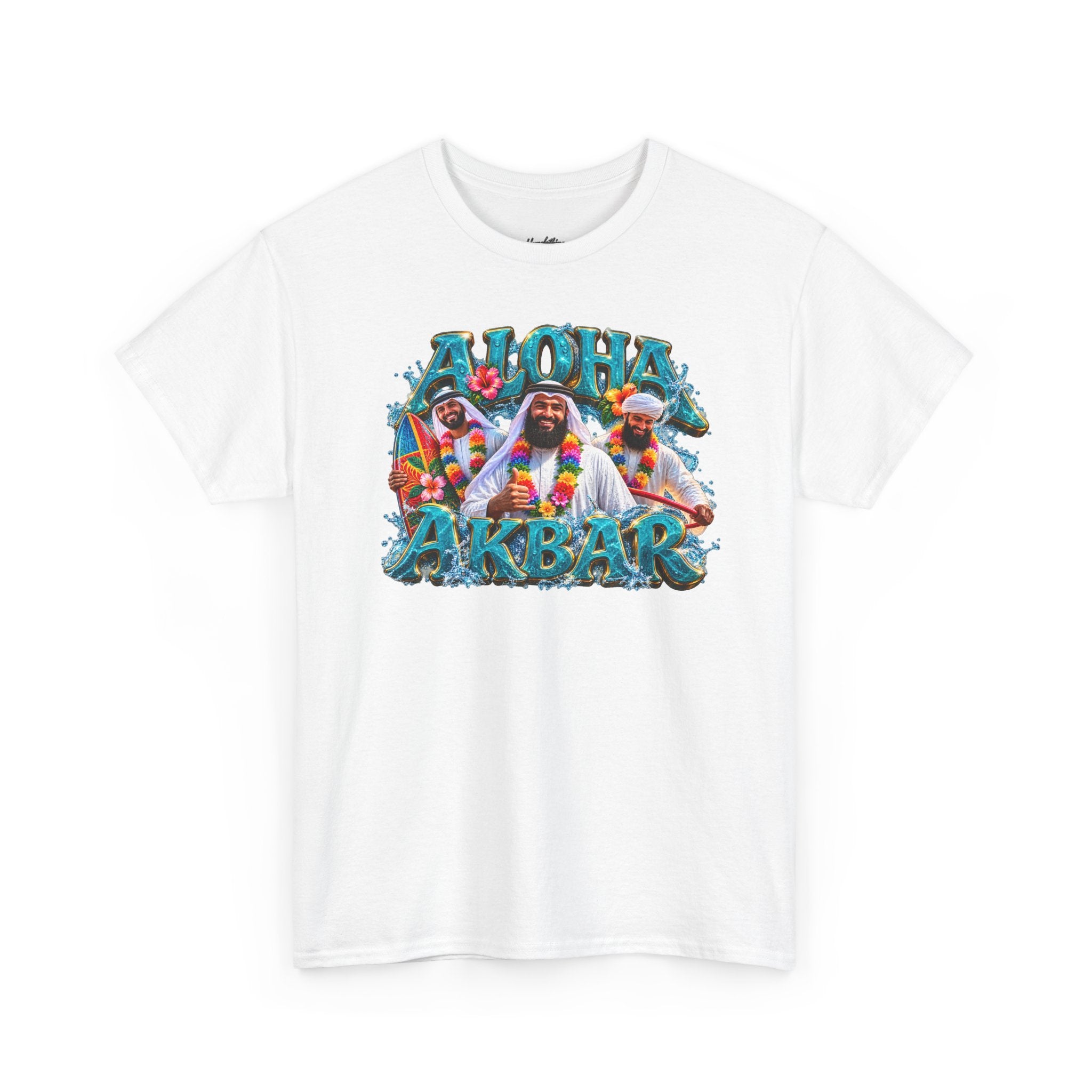 Aloha Akbar Retro Edgy Graphic Tee