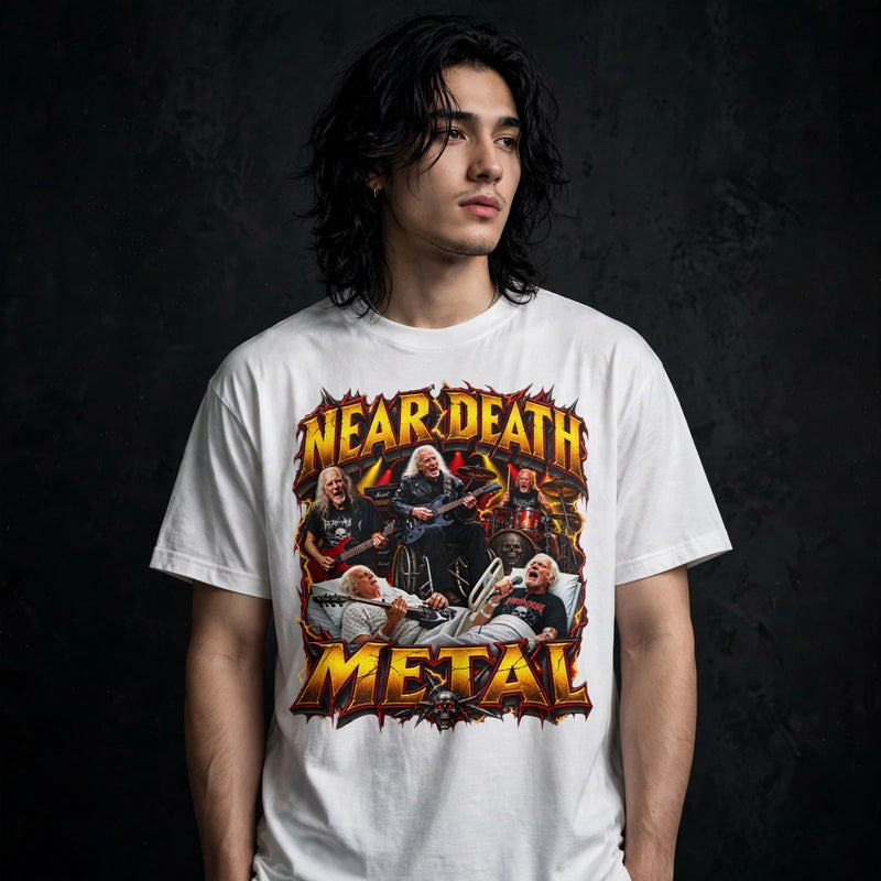 Near Death Metal Heavyweight Vintage Graphic Tee